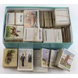 Shoebox full of large size cards, not checked for sets, mainly appear to be Will's & Players, with