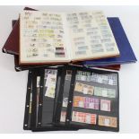 Australia: Fine used collection in three albums, two stock books and stocksheets. Collection a