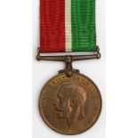 Mercantile Marine Medal to George J. Bonwick. Killed In Action 26/2/1918 when SS Dalewood was