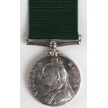 Volunteer Force LSGC Medal QV, engraved naming (238 St. Sjt. J C Martin 1st M.V.R.E.).