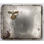 German WW2 cigarette case taken of German soldier in Normandy