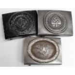 German Belt buckles 3x different types