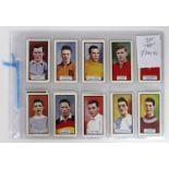 D C Thomson, Footballers - Motor Cars (double sided) set 1930 cat £240 VG