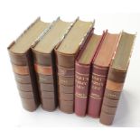 Books Harts Army Lists 1840 to 1883 6x examples so leather bound.