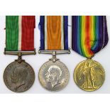 BWM & Victory Medal to ENG.S.Lt. J J Harding RNR. and Mercantile Marine Medal (John J. Harding).