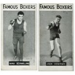 Singleton & Cole - Famous Boxers (numbered) part set 34/35 (missing no. 5) plus 2 odds (