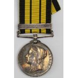 East and West Africa Medal 1892 with clasp 1891-2 named (2704 Pte G Brown 2/W.I.Rgt). Comes with