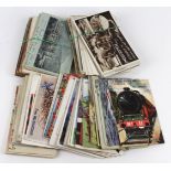 Novelty postcards a good range of UK cards inc pull-outs, hold to the light, comic, Attwell,