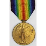 Victory Medal to 4622E.S. D Anderson ENGN RNR. HM Trawler "Harlech Castle". Died of disease in