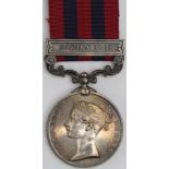 IGS 1854 with Hazara 1888 clasp named (1229 Pte T Price 1st Bn Suffolk Regt). Comes with copy