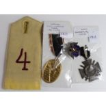 Imperial Germany WW1 Honour Cross, a Veterans medal 14-18, U-Boat veterans lapel badge