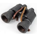 Russian WW2 pair of 7x50 binoculars with rubber lens protectors, possibly used for tank crews.
