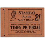 Ireland 1946-7 stamp Booklet SG SB7, fair perfs on 2x ½d panes, others normal one trimmed edge.