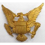 American unusual cap badge, no stars above Eagle thought to be American Volunteers in London Home