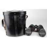 Binoculars in R.E.L. Canada case. Binoculars maker marked 'C.G.B. 40 MA 7x50 22091-C' and 'Patt.2/