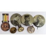 Boer War interest a selection of lapel badges commemorating Boer War personalities inc Lord