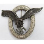 German Luftwaffe Pilots badge, service wear