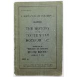 The History of Tottenham Hotspur FC 'A Romance of Football'. 1920/21 season