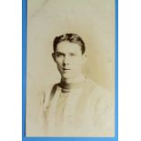 Sheffield Wednesday rare RP of George Robertson c1909 by Furniss of Sheffield. Played for