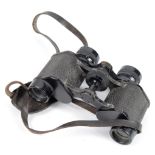 German WW2 pair of Busch 8x24 binoculars complete with strap and lens cover.