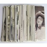 Bookmark post cards, actors & actresses   (approx 76 cards)
