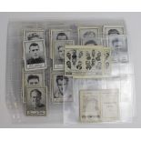 Barratt Football Cards inc 4x Team Folders, 58x Footballers. Needs viewing, high cat value and