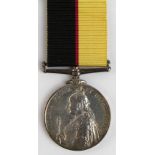 Queens Sudan Medal 1899 silver, named (4050 Pte W H Short Rl Warwick Regt). Confirmed to roll