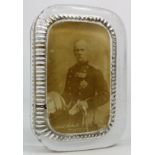 Boer War period glass paperweight showing Lord Roberts