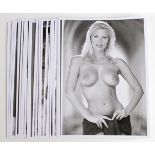 Adult Glamour Page 3 type photos b&w reprints (approx 35)