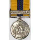 Khedives Sudan Medal silver with Khartoum clasp, named (Pte J Brown Gren Gds). Confirmed to roll