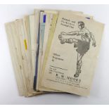 Harwich and Parkeston programmes, c1957-1958 (approx 63)