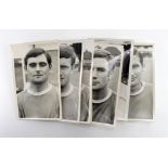 Everton set of postcard sized hand signed black & white photos c1969, inc Joe Royal, Alan Ball,