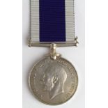 Naval LSGC Medal GV named PLY.18667 W T Springett MNE RM. Died 22/1/1941 HMS Calliope, 'Accidental