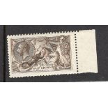 GB 1913 Seahorses Waterlow 2s6d sepia-brown stamp, SG.400, marginal very lightly mounted mint,