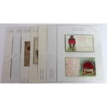 Novelty postcards, select fun group including lever types, mother and daughters, purse opens to