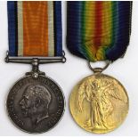 BWM & Victory Medal to 38842 Pte T Heddle Yorks L.I. (2)