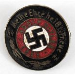 German SS Lapel badge, somewhat tarnished but enamel ok.