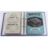 Manchester City programmes, c1959-1961 (approx 42)