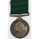 Volunteer Force LSGC Medal QV, unnamed as issued.