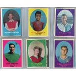 A & BC Gum - Footballers (Bazooka), part set 69/82 in pages, mixed condition, mainly G - VG cat