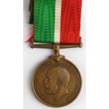 Mercantile Marine Medal to Tom G. Coates. Born Scarborough