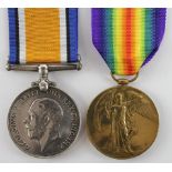 BWM & Victory Medal to 37686 Pte R Cassap Durham L.I. Died of Wounds 15/10/1918 with the 19th Bn.