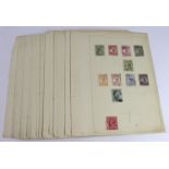 Australia and Australian States on album leaves, good selection of Roo's to 10/- and £1 x2 (1923 and