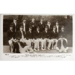 Cricket RP sepia 'Australia Cricket Team 1905'. Rotary Photo 3824B