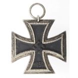 German WW2 Iron Cross 2nd Class, maker marked '94' ? to ring. No ribbon