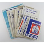 Portsmouth programmes, c1949-1965 (approx 26)