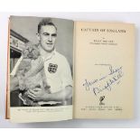 Captain of England by Billy Wright (Wolves and England). Handsigned inside cover by Billy Wright.