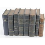 Books Navy Lists 1872 to 1913 7x packed with info & a quarterly list 1833.