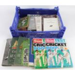 Cricket interest - inc cards (some sets), Books, Progs, etc (qty)