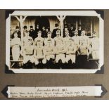 Rugby postcard with legend, by Jerome c1930's produced from original photographs, Lancashire